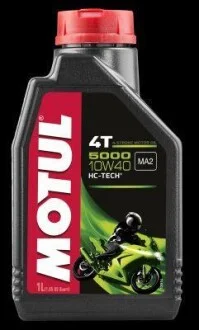 Масло моторное Motul 5000 4T 10W-40, 1л. MOTUL 104054
