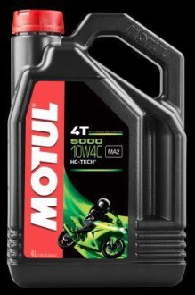 Масло моторное 5000 4T 10W-40, 4л. MOTUL 104056