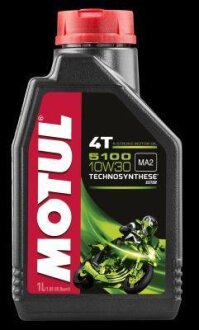 Олива моторна 5100 4T 10W-30 1л MOTUL 104062