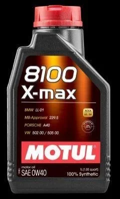 Олива моторна Motul 8100 X-max 0W-40, 1л. MOTUL 104531 (фото 1)