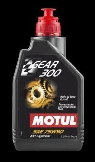Масло трансмиссионное Motul Gear 300 75W-90, 1л. MOTUL 105777