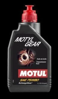 Трансмісійна олива 75W80 1 л МКПП, Міст, Редуктор Напівсинтетичне MOTUL 105782