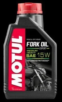 Масло амортизаторное Motul Fork Oil Expert Medium/Heavy 15W, 1л. MOTUL 105931