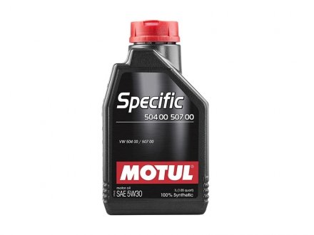 Масло моторное Specific VW 504.00-507.00 5W-30, 1л. MOTUL 106374