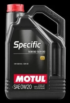 Масло моторное Motul Specific VW 508.00-509.00 0W-20, 5л. MOTUL 107384