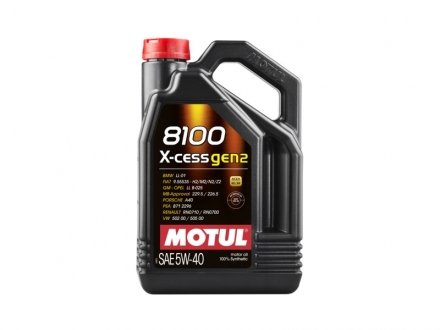 Моторна олива 5 л 5W40 Бензиновий, Дизельний Синтетична MOTUL 109776