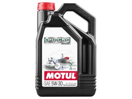 Моторна олива 4 л 5W30 Бензиновий Напівсинтетична MOTUL 110665