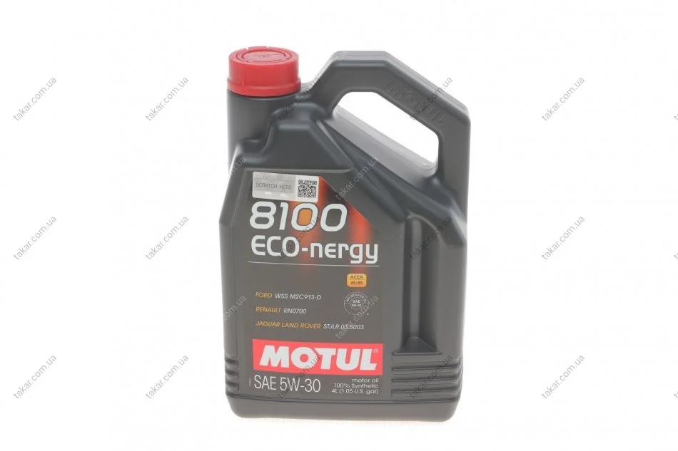 Масло /8100 Eco-nergy 5W30 (4L) MOTUL 812307 (фото 1)