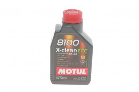 Моторное масло 1 л 5W30 Бензиновый, Дизельный Синтетическое MOTUL 814001 (фото 1)