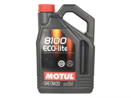 Масло 8100 Eco-lite SAE 0W20 4 L MOTUL 841154