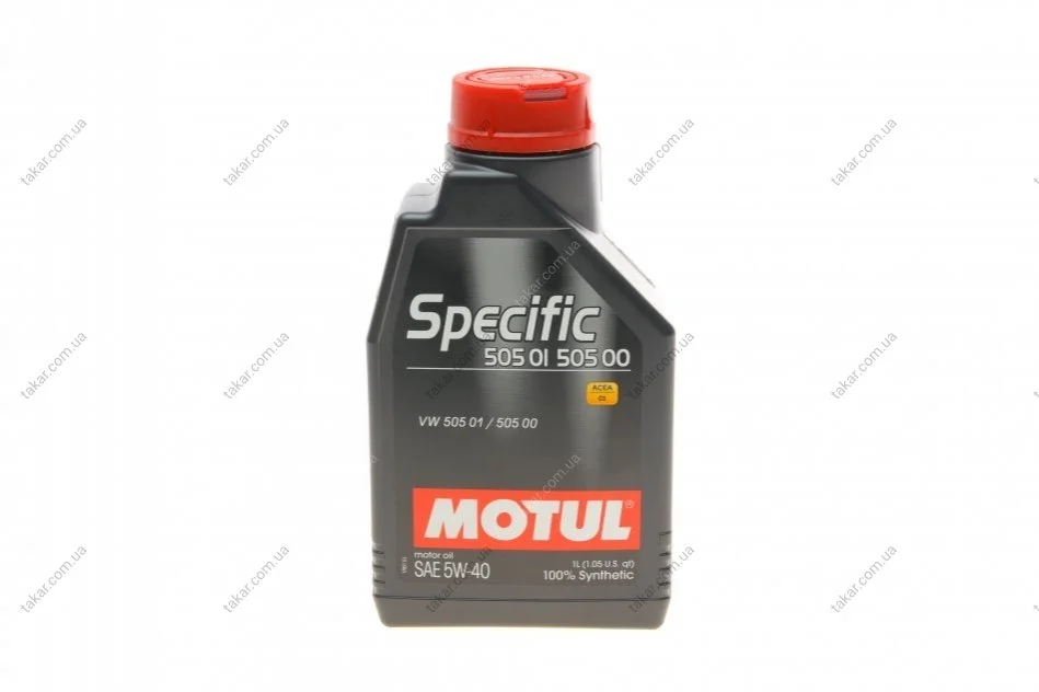 Моторна олива 1 л 5W40 Бензиновий, Дизельний Синтетична MOTUL 842411 (фото 1)