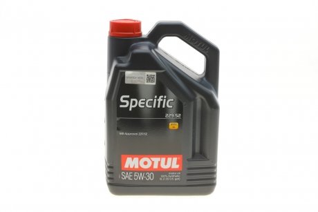 Моторное масло 5 л 5W30 Бензиновый, Дизельный Синтетическое MOTUL 843651 (фото 1)