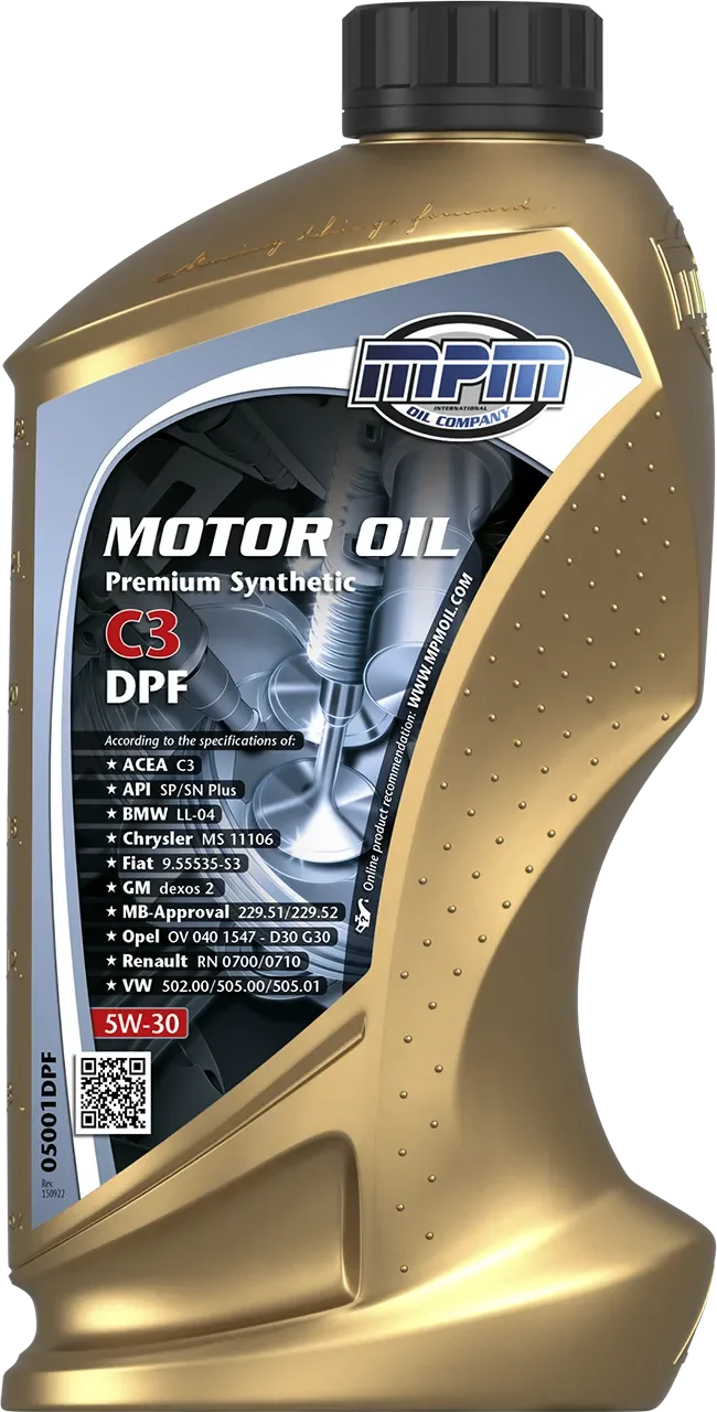 Моторное масло 1 л 5W30 Бензиновый Синтетическое MPM 05001DPF (фото 1)