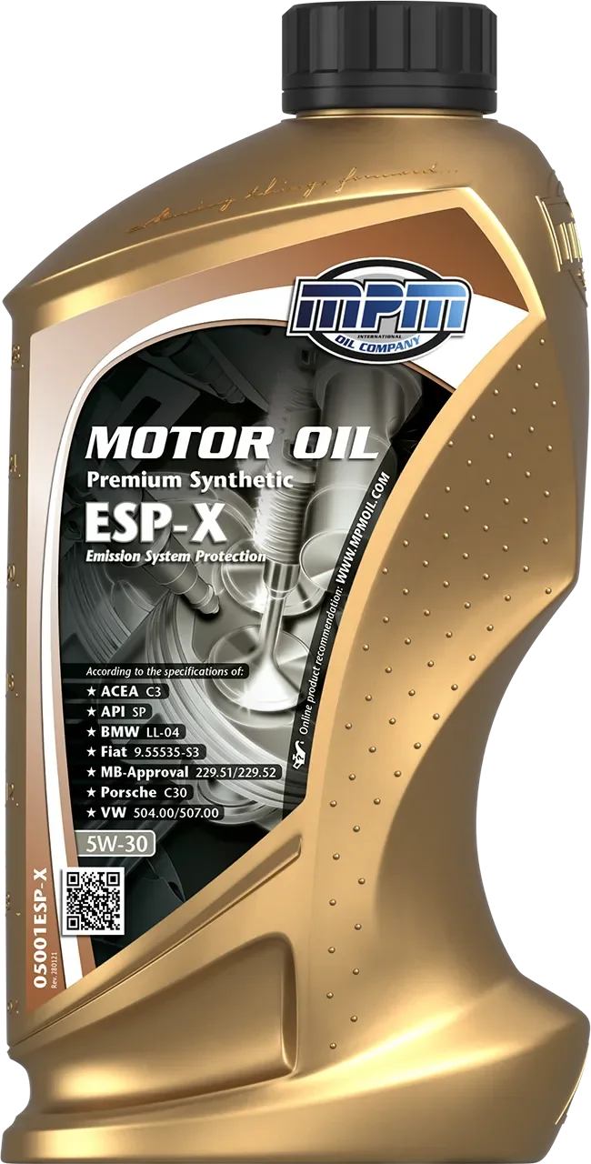 Моторное масло 1 л 5W30 Бензиновый, Дизельный Синтетическое MPM 05001ESP-X (фото 1)