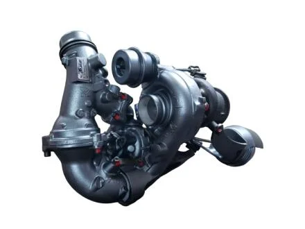 Турбіна Bi-Turbo в зборі відновлена MERCEDES-BENZ C-Class W204 07-14, E-Class W212 09-16, S-Class W222 13-20, S-Class W221 06-13, GLK X204 08-15, SLK R172 12-, CLS C218 10-17 MSG 10009700076