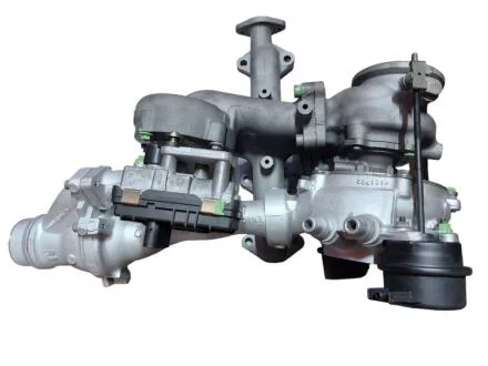 Турбина Bi-Turbo в сборе восстановлена LAND ROVER Rover Sport 13-22, Range Rover Evoque 11-19, Discovery Sport 14-, Range Rover Velar 17-, Discovery V 17-; JAGUAR F-Pace 16-, E-Pace 17-, XE 15-, XF 15- MSG 10009700131