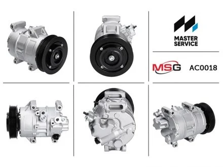 Компресор кондиціонера новий TOYOTA Avensis 03-10, Corolla 07-13, Auris E150 06-12, Corolla Verso 04-09, Corolla 02-07, Corolla Verso 01-04 MSG AC0018