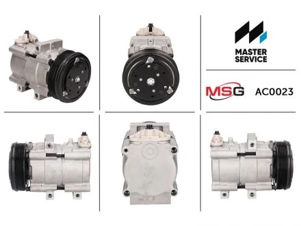 Компрессор кондиционера новый FORD Escape 00-07, Maverick 00-07, Mondeo II 96-00, Mondeo III 00-07, Transit 00-06; MAZDA Tribute 00-07; LEXUS LS 06-12 MSG AC0023