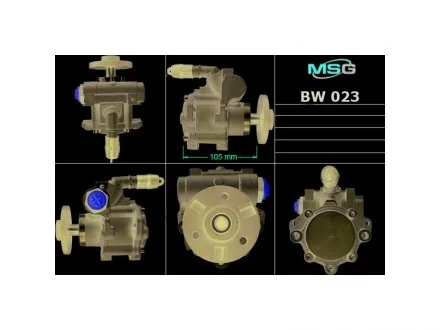 Насос ХПК новый BMW 1 E81-88 04-11, BMW 3 E90-93 05-12, BMW 5 E60-61 03-10 MSG BW023