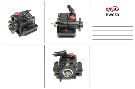 Насос ХПК новый BMW 1 E81-88 04-11, BMW X3 E83 04-10, BMW 3 E90-93 05-12 MSG BW053