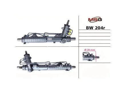 Рулевая рейка с ГУР MSG BW204R