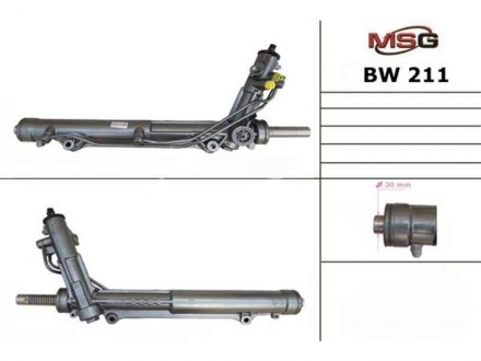 Рульова рейка з ГПК нова BMW X5 E53 00-07 MSG BW211