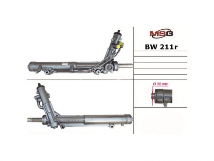 Рульова рейка з ГПК відновлена BMW X5 E53 00-07 MSG BW211R