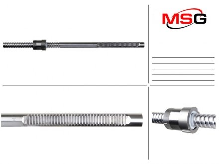 Шток рульової рейки з ЕПК новий BMW 5 F10-18 10-17, 7 F01-F04 08-15, 6 F06-13 10-18 MSG BW406.NLR0.C