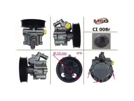 Насос ГПК восстановлен Fiat Ducato 02-06, Peugeot 406 97-04, Citroen C5 01-08 MSG CI008R
