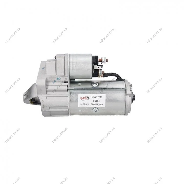 Стартер новый RENAULT Kangoo 97-07, Megane 96-03, Clio II 98-05, Clio I 90-98, Scenic I 97-03, 19 88-00; MITSUBISHI Carisma 95-04; VOLVO S40 95-04, V40 96-04; LANCIA Thema 84-94 MSG CMS684 (фото 1)