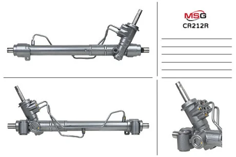Рулевая рейка с ГУР MSG CR212R