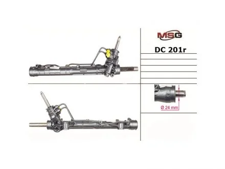 Рулевая рейка с ГУР MSG DC201R