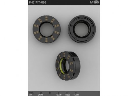 Сальник рулевой рейки MSG F-00171T
