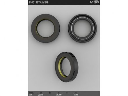Сальник рулевой рейки MSG F-00198TX