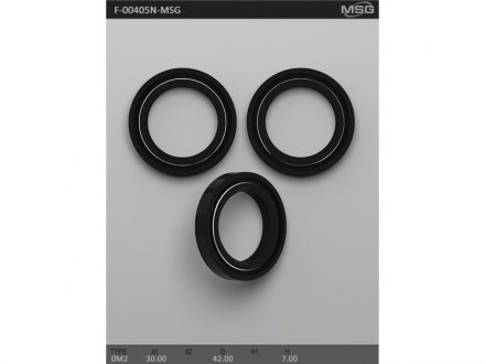 Сальник рулевой рейки MSG F-00405N