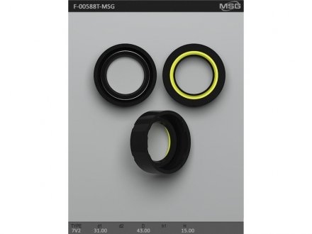 Сальник рулевой рейки MSG F-00588T