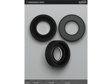 Сальник рулевой рейки MSG F-00860NXX