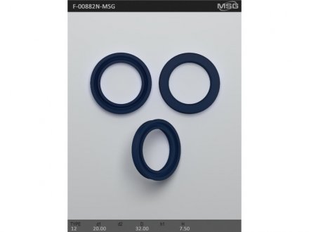 Сальник рулевой рейки MSG F-00882N