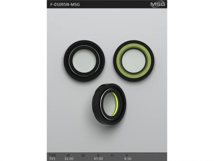 Сальник рулевой рейки MSG F-01095N