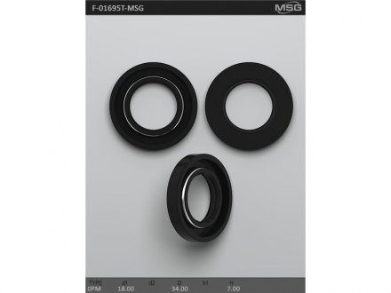 Сальник рулевой рейки MSG F-01695T