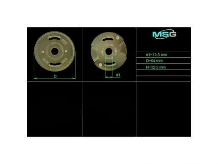 Плита насоса нижняя ГУР MSG FI002LPLATE