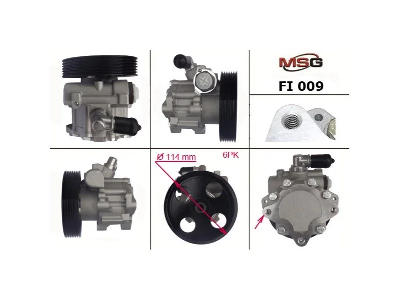 Насос ХПК новый Fiat Scudo 95-07, Peugeot 406 97-04, Citroen Jumpy 95-07 MSG FI009 (фото 1)