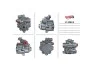 Насос ГПК відновлений Fiat Barchetta 95-05, Fiat Bravo 95-01, Lancia Lybra 99-05 MSG FI016R (фото 1)