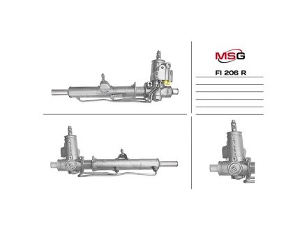 Рульова рейка з ГПК відновлена MSG FI206R