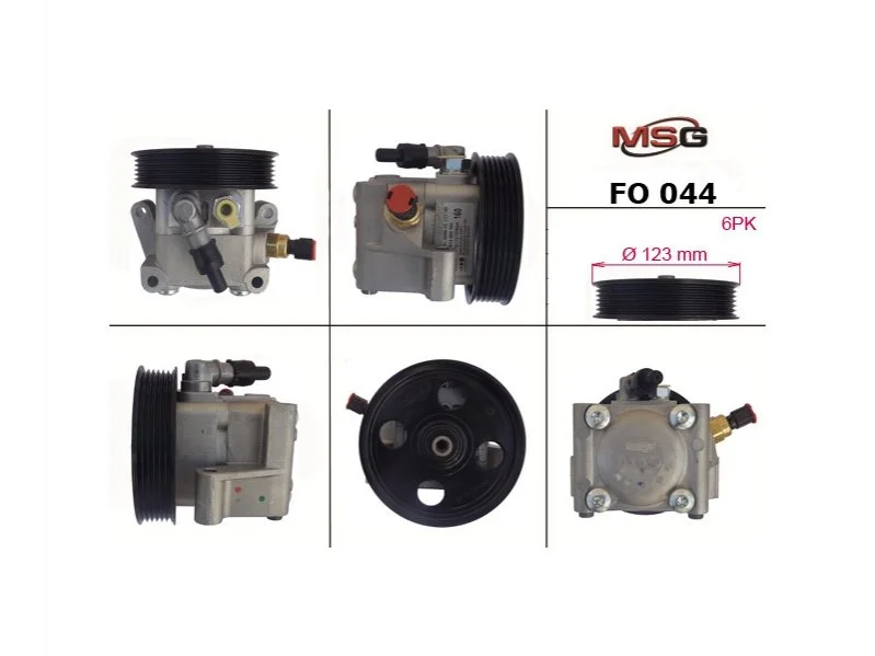 Насос ХПК новый Ford C-MAX 02-10, Ford Focus II 04-11, Volvo C30 06-13 MSG FO044 (фото 1)