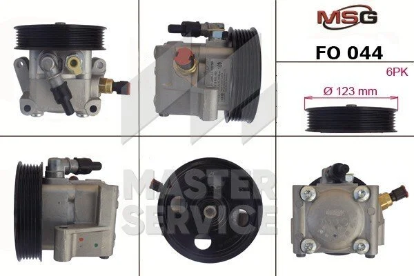 Шкив насоса ГУР MSG FO044PUL (фото 1)