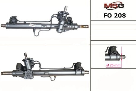 Рулевая рейка с ХПК новая Ford Connect 02-13, Ford Focus I 98-04 MSG FO208