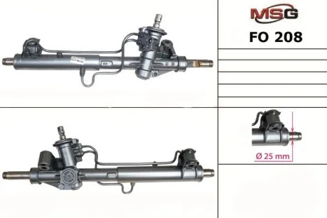 Рульова рейка з ГПК MSG FO208