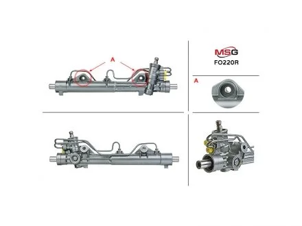Рулевая рейка с ГУР MSG FO220R
