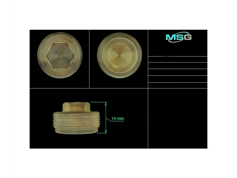 Гайка нижнего поджима ГУР MSG FO228LNUT (фото 1)